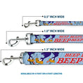 Load image into Gallery viewer, Dog Leash - MEEP MEEP!! w/Road Runner Poses Baby Blue
