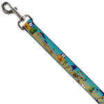 Dog Leash - Road Runner/Wile E. Coyote Scene1 Brown Fade