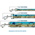 Load image into Gallery viewer, Dog Leash - Road Runner/Wile E. Coyote Scene1 Brown Fade
