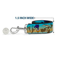 Load image into Gallery viewer, Dog Leash - Road Runner/Wile E. Coyote Scene1 Brown Fade
