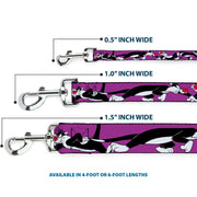Dog Leash - Sylvester the Cat Poses Purple