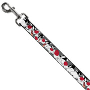 Dog Leash - Sylvester the Cat Expressions Gray