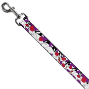 Dog Leash - Sylvester the Cat Expressions Purple