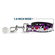 Dog Leash - Sylvester the Cat Expressions Purple