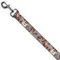 Load image into Gallery viewer, Dog Leash - Tasmanian Devil Expressions Gray Swirl
