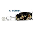 Load image into Gallery viewer, Dog Leash - Wile E. Coyote Expressions Black
