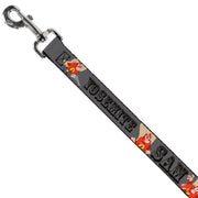 Dog Leash - YOSEMITE SAM w/Poses Gray