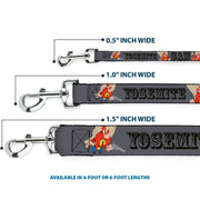 Dog Leash - YOSEMITE SAM w/Poses Gray