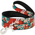 Load image into Gallery viewer, Dog Leash - Yosemite Sam Poses Turquoise
