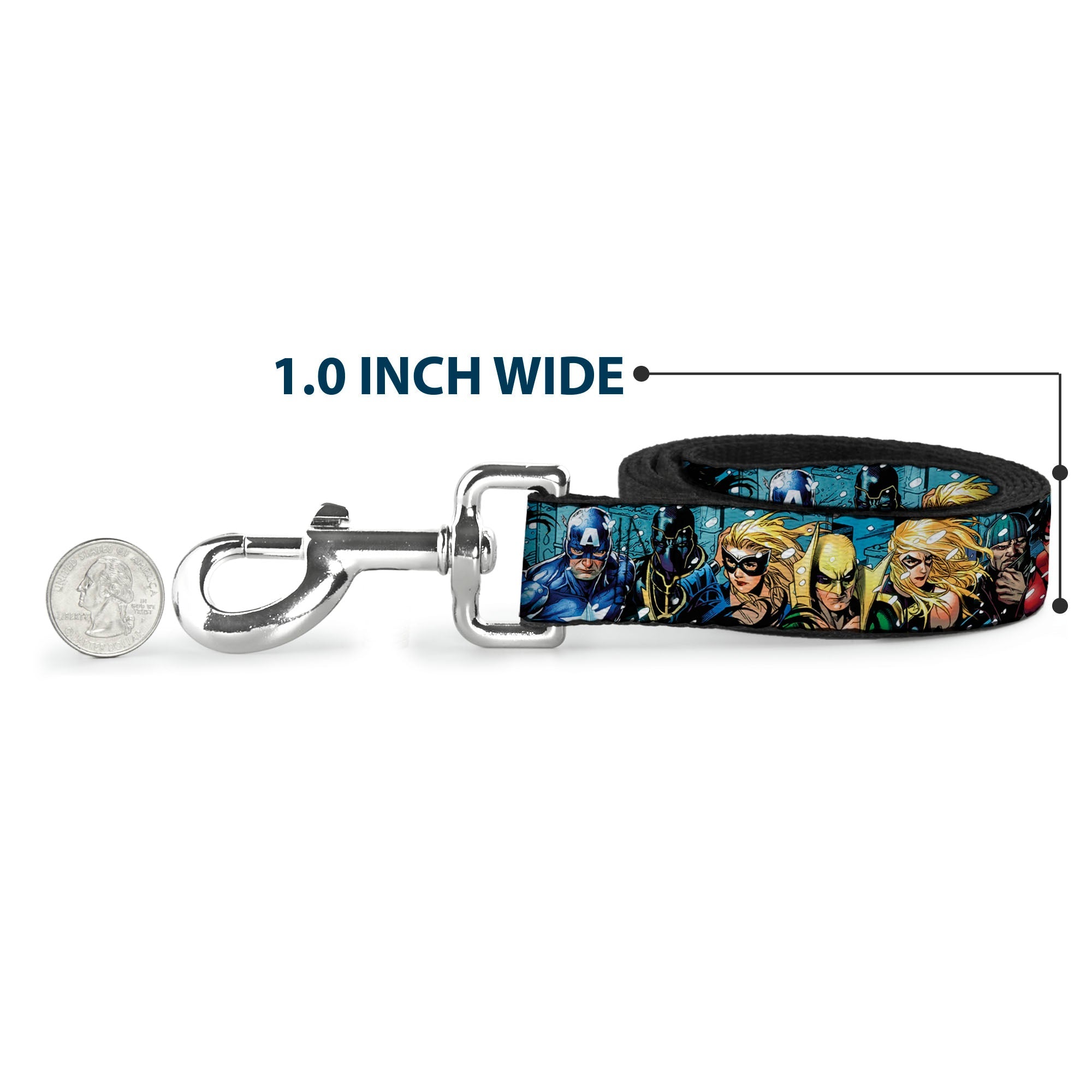 Dog Leash - New Avengers Group Snow Storm Pose