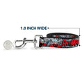Load image into Gallery viewer, Dog Leash - Classic ANT-MAN 3-Poses/Comic Stacked Grays/Black/Red
