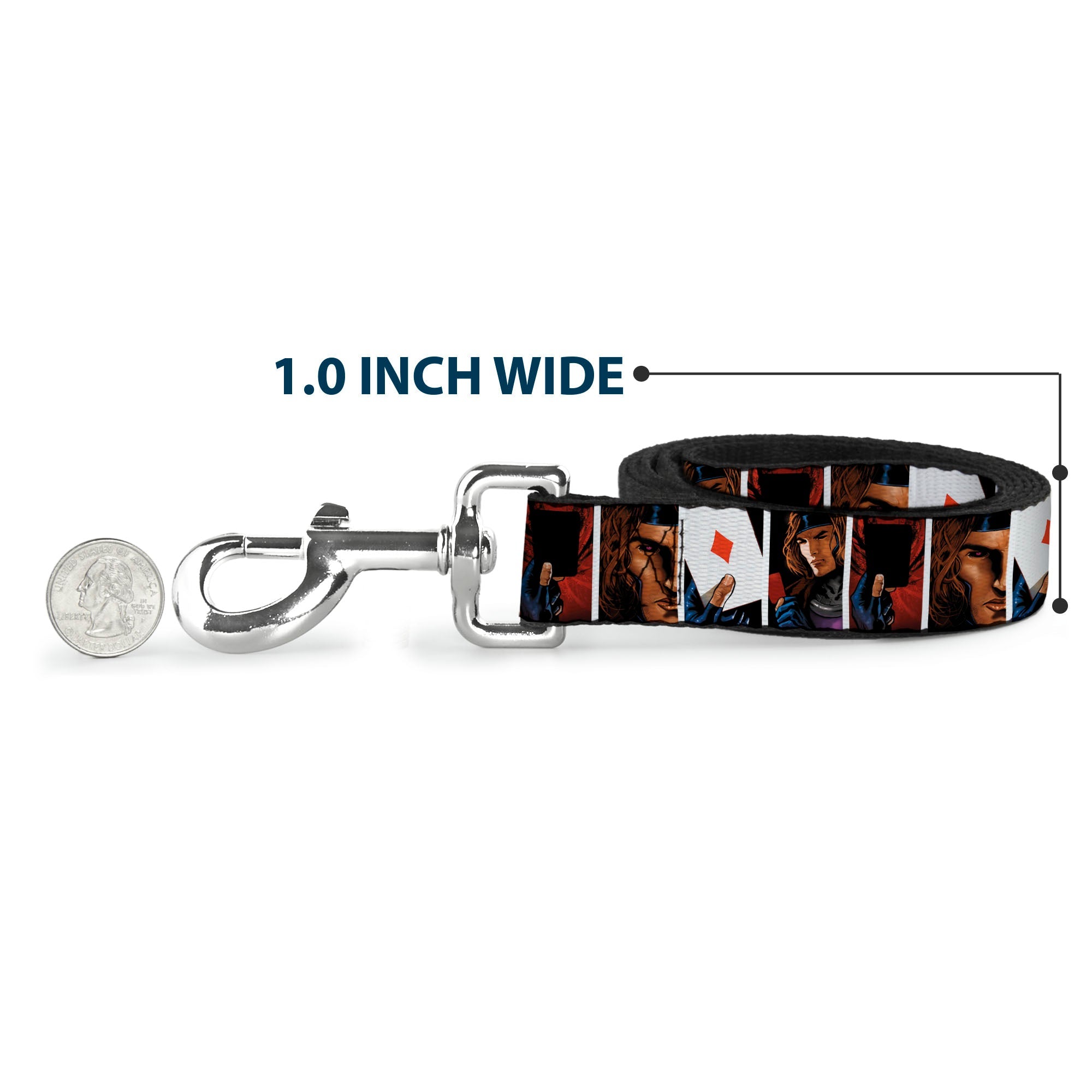 Dog Leash - X-Men Gambit Cards 4-Pose Blocks