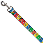 Dog Leash - UNO Cards Lineup Stack Multi Color