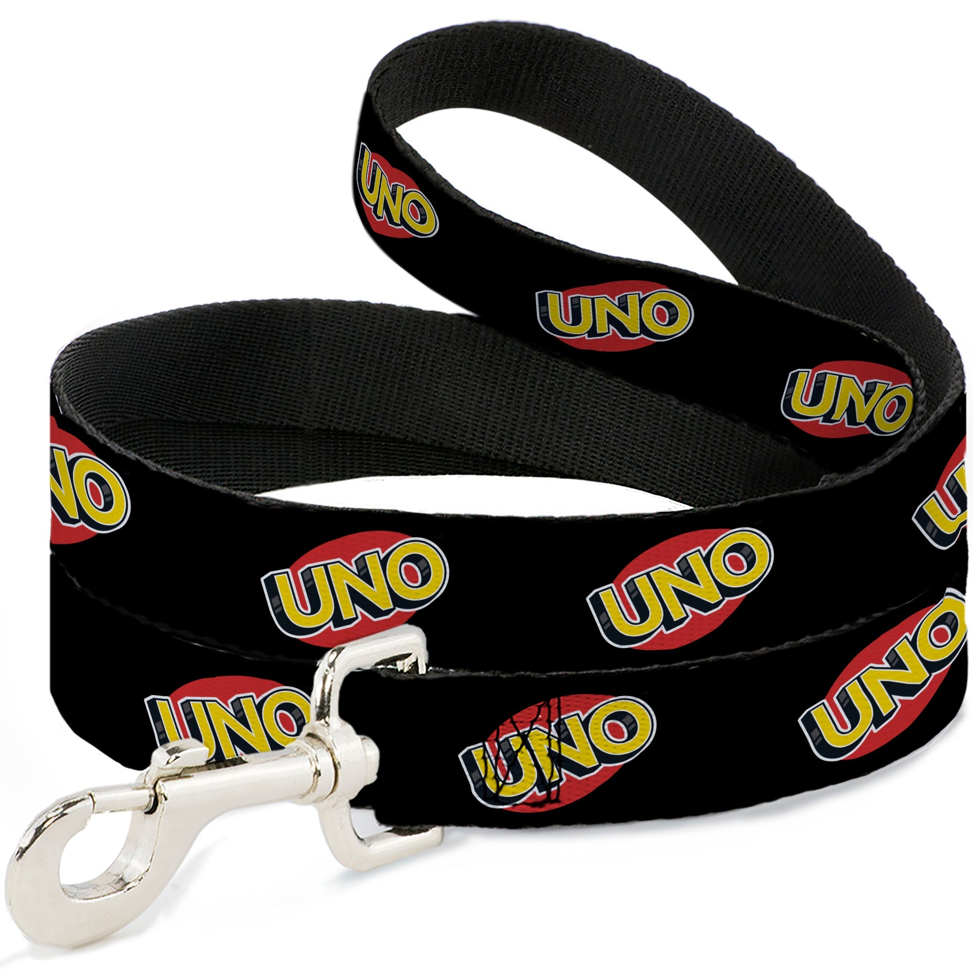 Dog Leash - UNO Game Logo Black/Red/Yellow