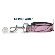 Dog Leash - Mossy Oak Country Roots Camo Baby Pink