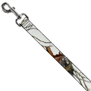 Dog Leash - Mossy Oak Country Roots Snowdrift Camo White