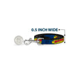 Load image into Gallery viewer, Dog Leash - MOPAR 1937-1947 Logo-USE CHRYSLER ENGINEERED MOPAR PARTS AND ACCESSORIES Blue/Yellow/Red
