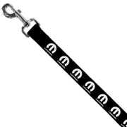 Dog Leash - MOPAR Logo Repeat Black/White