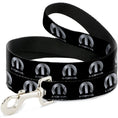 Load image into Gallery viewer, Dog Leash - MOPAR Logo Repeat Black/Silver Gradient
