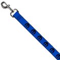 Load image into Gallery viewer, Dog Leash - MOPAR Logo Repeat Blue/Black

