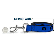 Dog Leash - MOPAR Logo Repeat Blue/Black