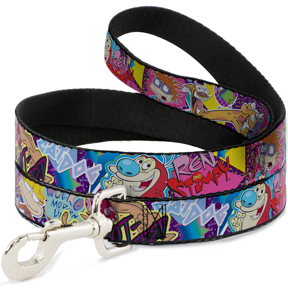 Dog Leash - Nick 90's Rewind 7-Character/4-Logo Collage