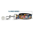 Load image into Gallery viewer, Dog Leash - Nick 90's Rewind Character Mash Up Collage2 Pinks
