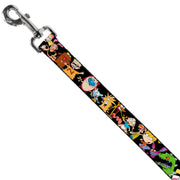 Dog Leash - Nick 90's 13-Character Poses Black