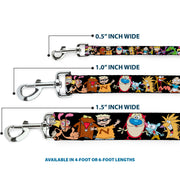 Dog Leash - Nick 90's 13-Character Poses Black