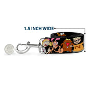 Dog Leash - Nick 90's 13-Character Poses Black