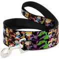 Load image into Gallery viewer, Dog Leash - Nick 90's 13-Character Poses Black
