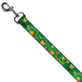 Load image into Gallery viewer, Dog Leash - I "HEART" TMNT/Classic Turtles & Pizza Green
