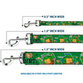 Load image into Gallery viewer, Dog Leash - I "HEART" TMNT/Classic Turtles & Pizza Green
