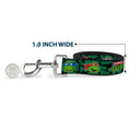 Load image into Gallery viewer, Dog Leash - Classic TEENAGE MUTANT NINJA TURTLES Turtle Faces Black/Green Turtle Shell
