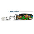 Load image into Gallery viewer, Dog Leash - Classic Teenage Mutant Ninja Turtles Turtle Poses/Pizza Slices
