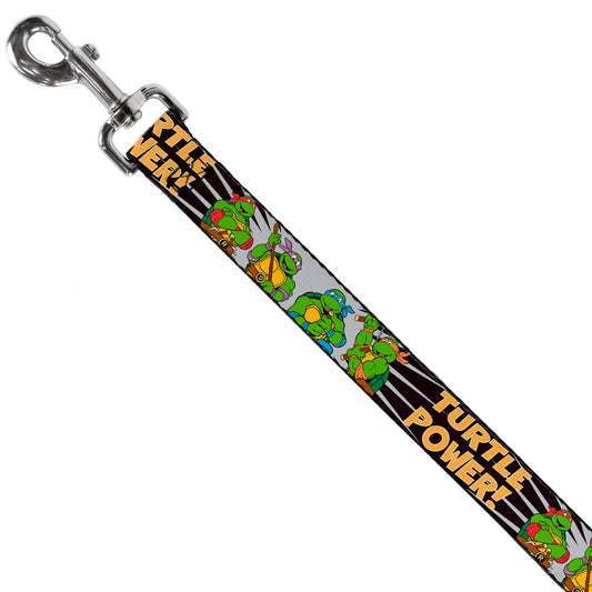 Dog Leash - Classic Teenage Mutant Ninja Turtles Group Pose/TURTLE POWER!