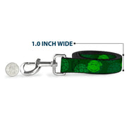 Dog Leash - Classic Teenage Mutant Ninja Turtles Turtle Faces2 Greens