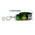 Load image into Gallery viewer, Dog Leash - Classic TMNT Group Pose6/KEEPING IT LEAN, MEAN & GREEN Black/Green/White
