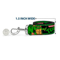 Load image into Gallery viewer, Dog Leash - Classic TEENAGE MUTANT NINJA TURTLES Logo/Group Pose5/LEAN MEAN & GREEN
