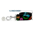 Load image into Gallery viewer, Dog Leash - Classic Teenage Mutant Ninja Turtles Electric Expressions/Turtle Shells Black/Multi Neon
