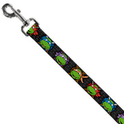 Dog Leash - Classic Teenage Mutant Ninja Turtles Expessions/Battle Gear Gray/Multi Color