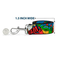 Load image into Gallery viewer, Dog Leash - Classic Teenage Mutant Ninja Turtles Action Poses/Action Bubbles Dots Blues
