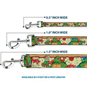 Dog Leash - Classic TMNT Turtle Pizza