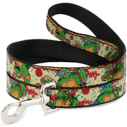 Dog Leash - Classic TMNT Turtle Pizza