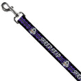 Load image into Gallery viewer, Dog Leash - Shredder Head SHRED HEAD/Stripe Black/Purple/Gray
