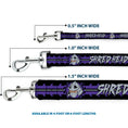 Load image into Gallery viewer, Dog Leash - Shredder Head SHRED HEAD/Stripe Black/Purple/Gray
