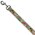 Load image into Gallery viewer, Dog Leash - Teenage Mutant Ninja Turtles Sticker Slaps Collage White/Multi Color
