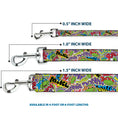 Load image into Gallery viewer, Dog Leash - Teenage Mutant Ninja Turtles Sticker Slaps Collage White/Multi Color
