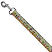 Dog Leash - Teenage Mutant Ninja Turtles Battle Foot Soldiers Ninjas Video Game Scene Tan