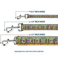 Load image into Gallery viewer, Dog Leash - Teenage Mutant Ninja Turtles Battle Foot Soldiers Ninjas Video Game Scene Tan
